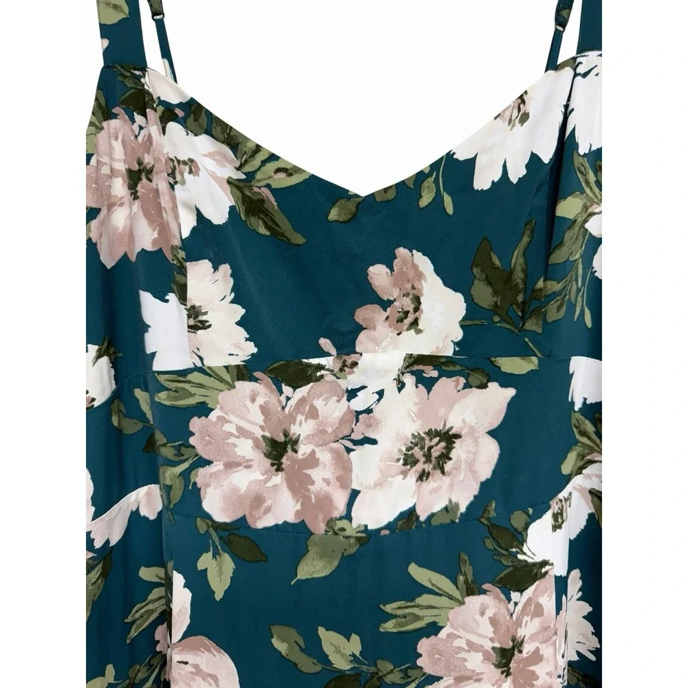 ABERCROMBIE & FITCH Drama Ruffle Tiered Maxi Dress Women's Size 2XL